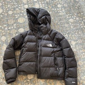 North Face lightweight black puffer xs